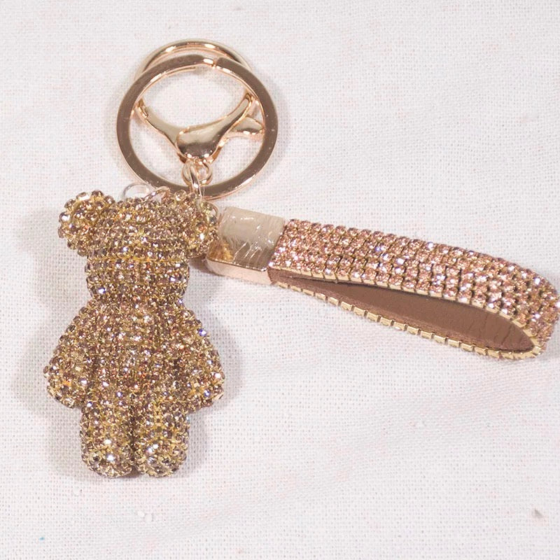 Bling bear keychain wholesale