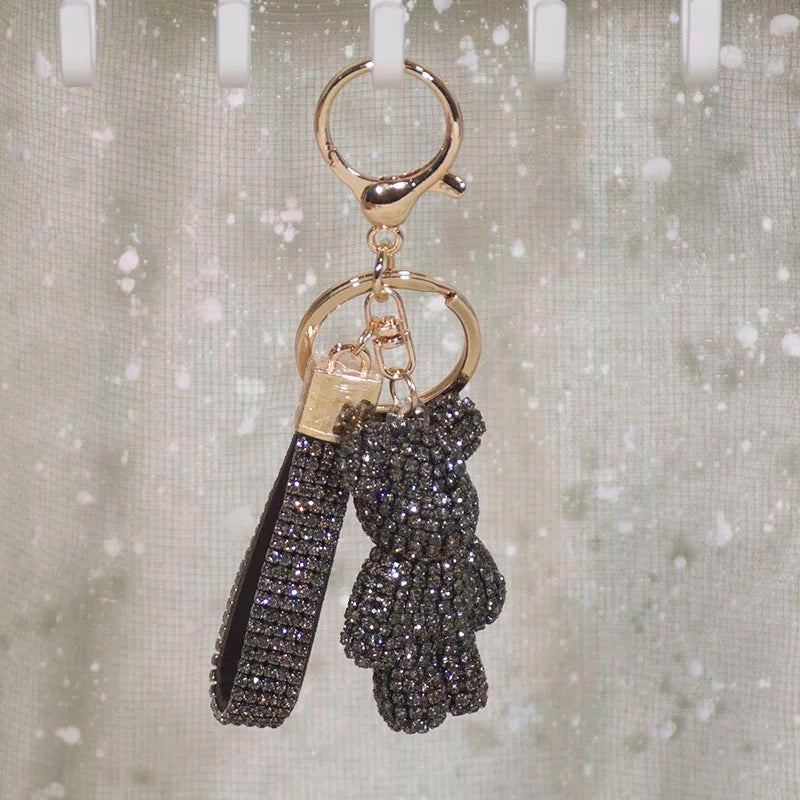 Bling bear keychain wholesale