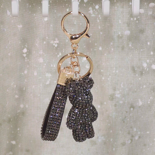 Bling bear keychain wholesale