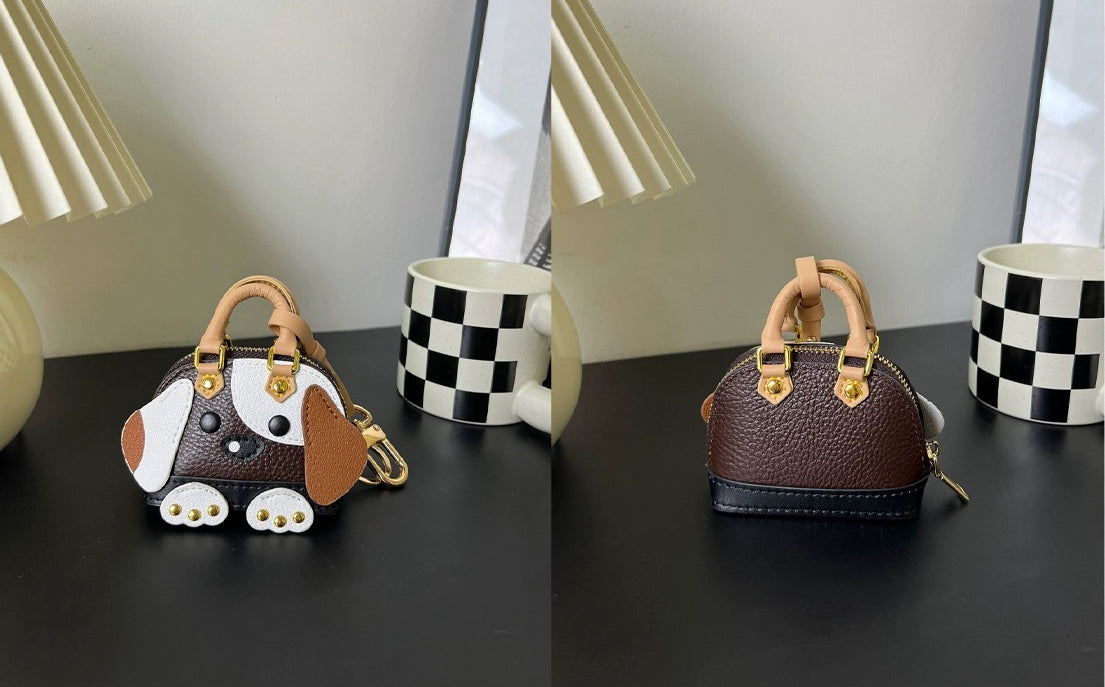 Cute puppy and elephant mini bag