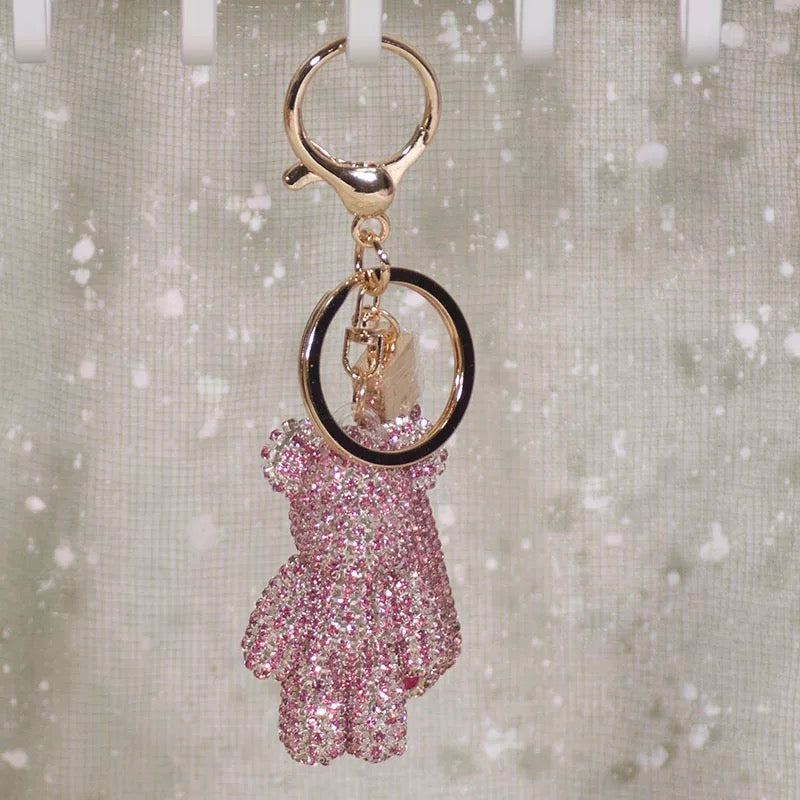 Bling bear keychain wholesale